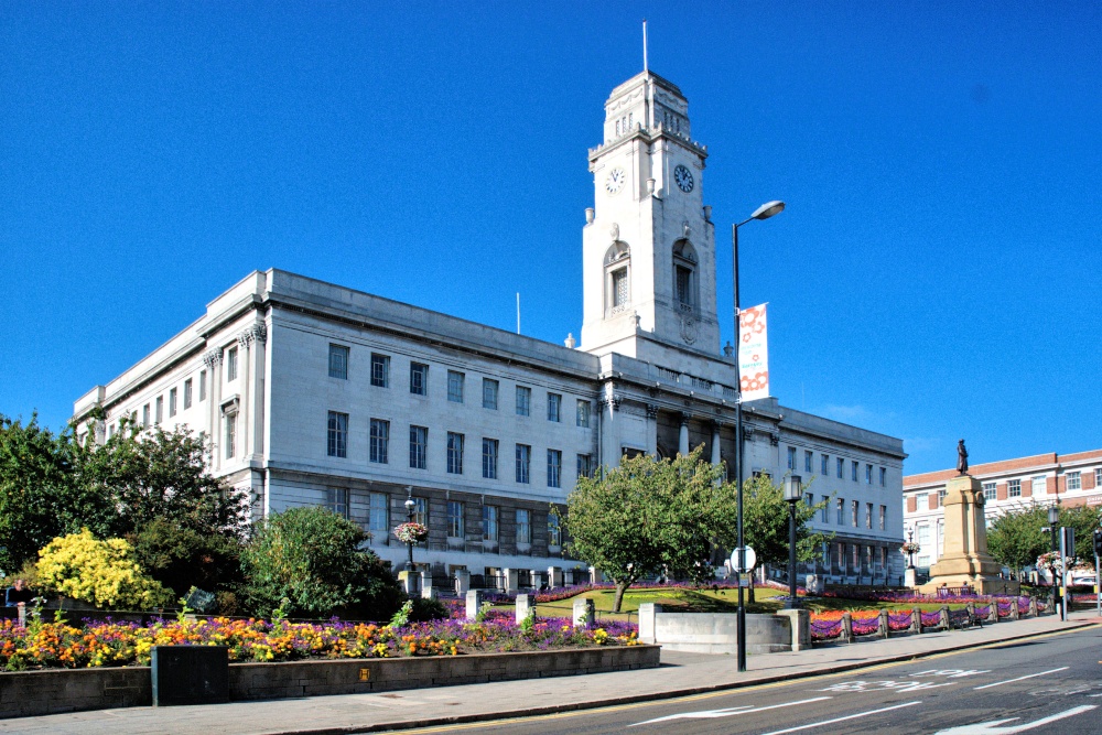 Barnsley Town Hall View