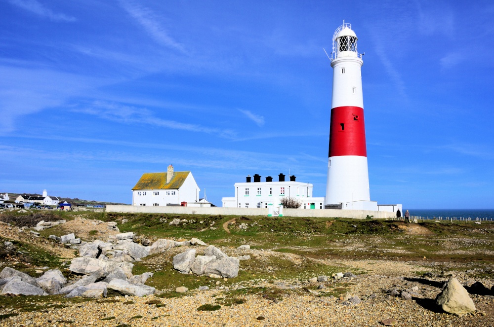 Portland Bill Lighthouse on the Dorset Coast
