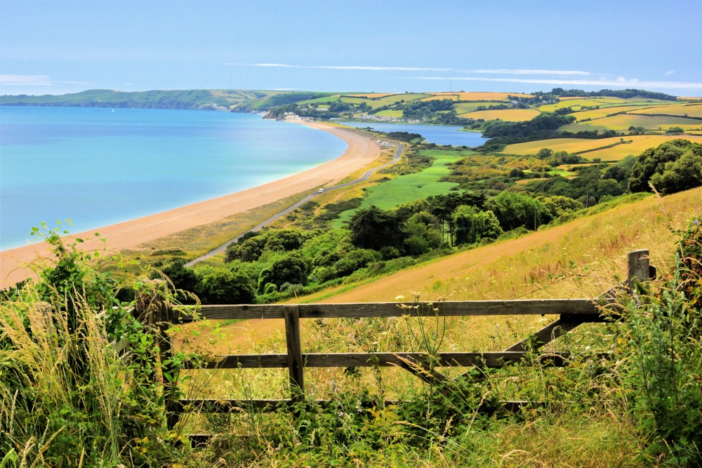 Photograph of Slapton Sands and the Ley at Torcross