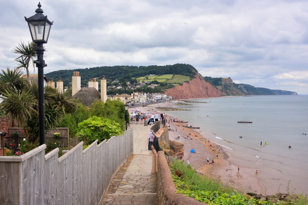 Sidmouth Viewed From Conaught Gardens