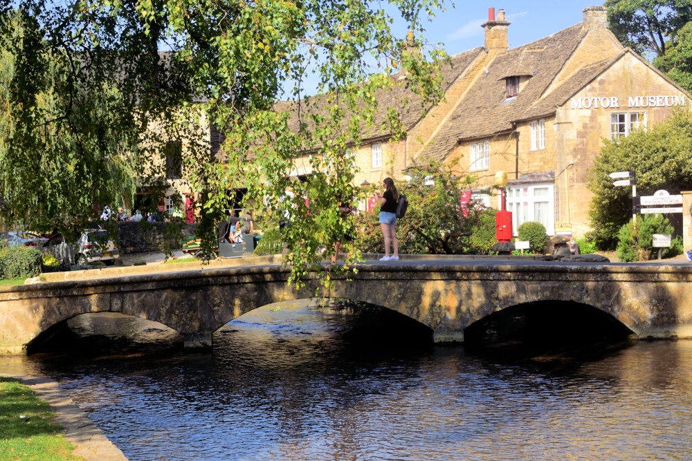 The Sherborne Street Bridge in Bourton on the Water