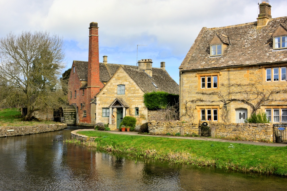 The Old Mill and Riverside Cottages at Lower Slaughter