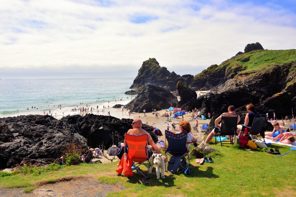 Seats with a View at Kynance Cove