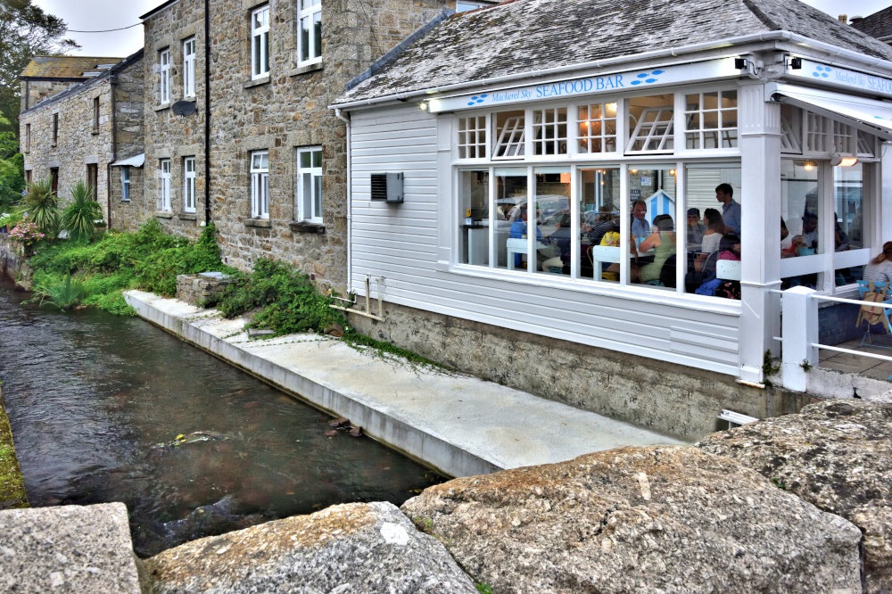Seafood Bar by the Newlyn Coombe River