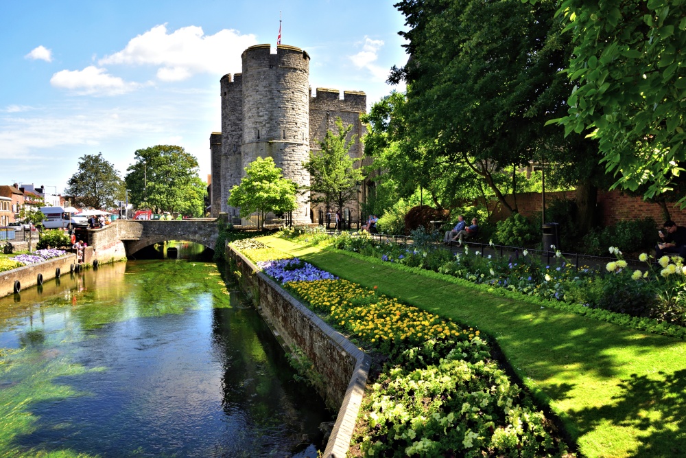 Westgate Towers and Gardens by the Great Stour