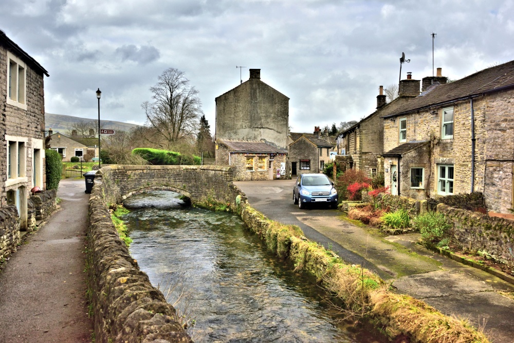 Peakshole Water Running Through Castleton Village