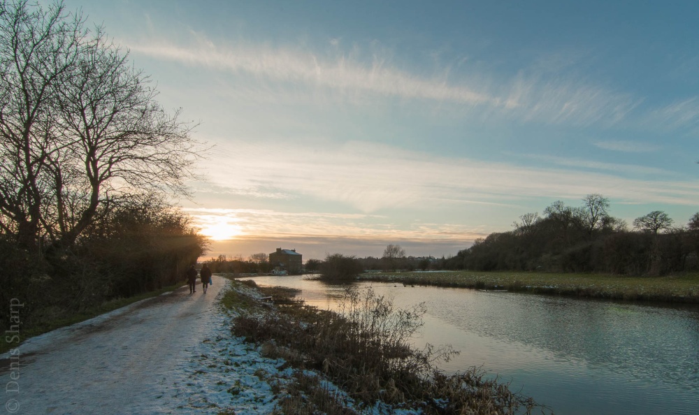 View of the River Lea towards Hertford