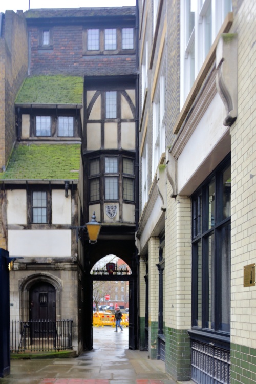 Narrow House in West Smithfield, London