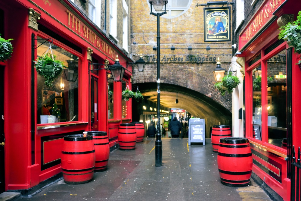 The Ship and Shovell Pub near Charing Cross