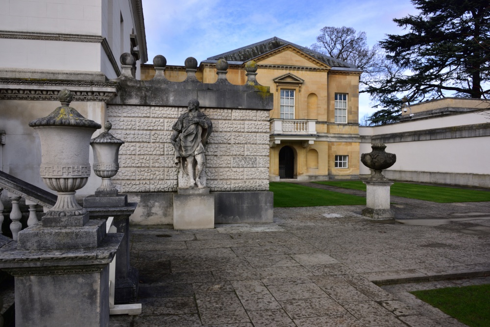 The Statue of Inigo Jones on the Right of the Main Building