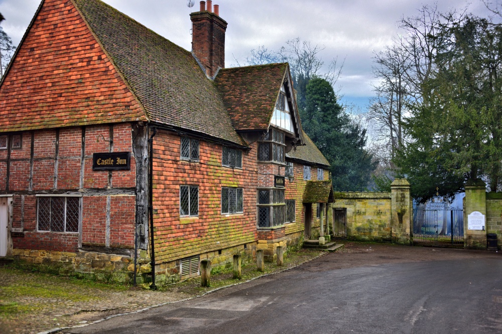 The Deserted and Neglected Castle Inn at Chiddingstone