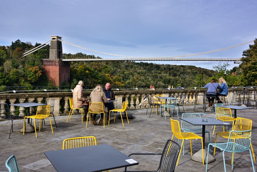 The White Lion Viewing Terrace to the Clifton Suspension Bridge