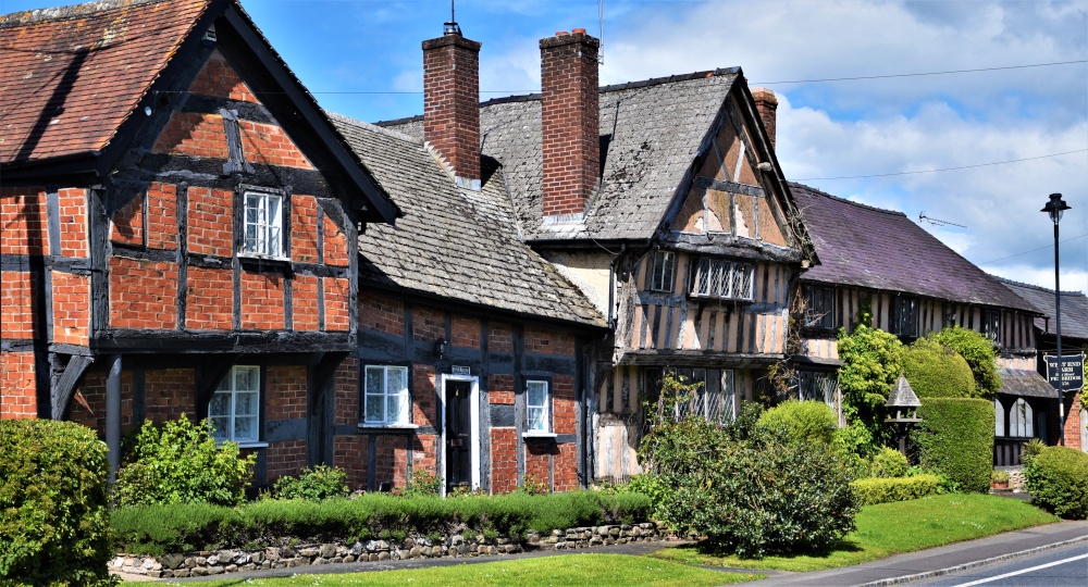 Cottages at Pembridge, Herefordshire.