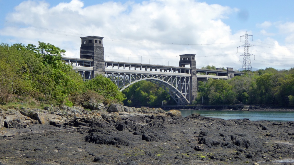Britannia Bridge over Menai Strait