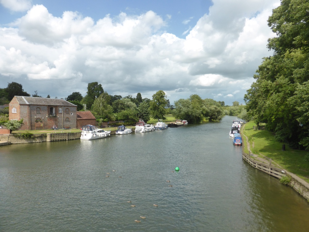 View of the River Thames from the Bridge at Wallingford, Cambridgeshire