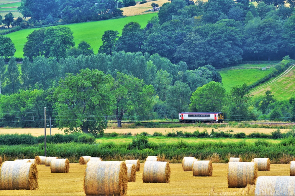 The welsh line to Swansea passing through Broome South Shropshire