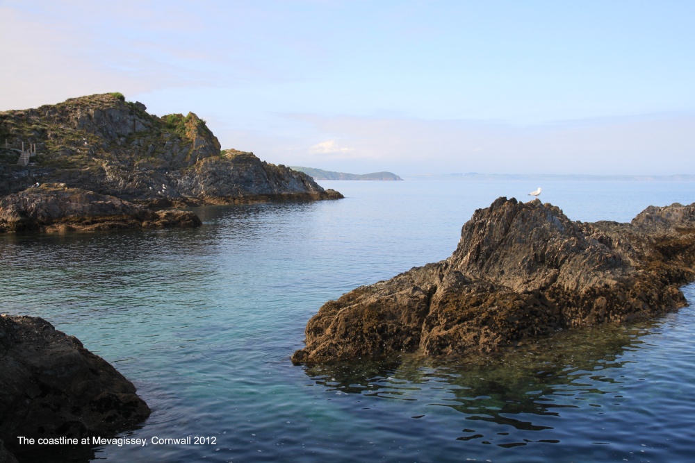 The coastline at Mevagissey