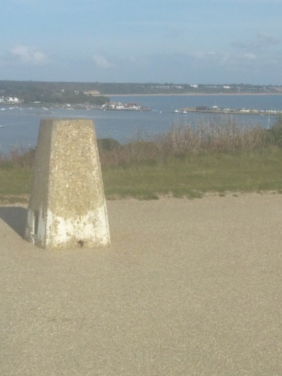 Mudeford Quay from Hengistbury Head, Christchurch