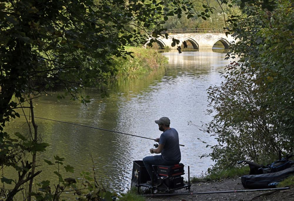 Fishing the River Avon at Bradford-on-Avon