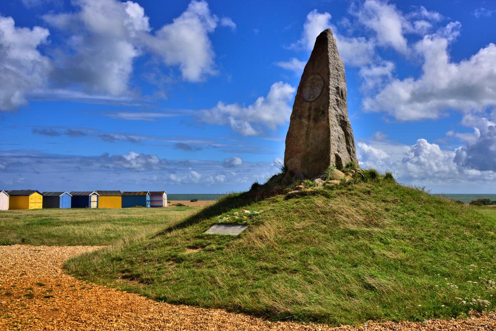 Photograph of The COPP Monument on Hayling Island