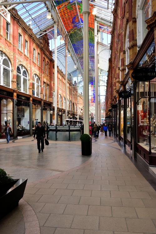 The Victoria Quarter in Leeds City Centre