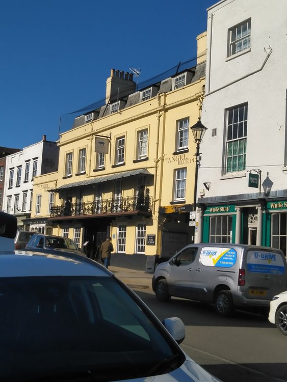 The Angel pub in Lymington, Hampshire