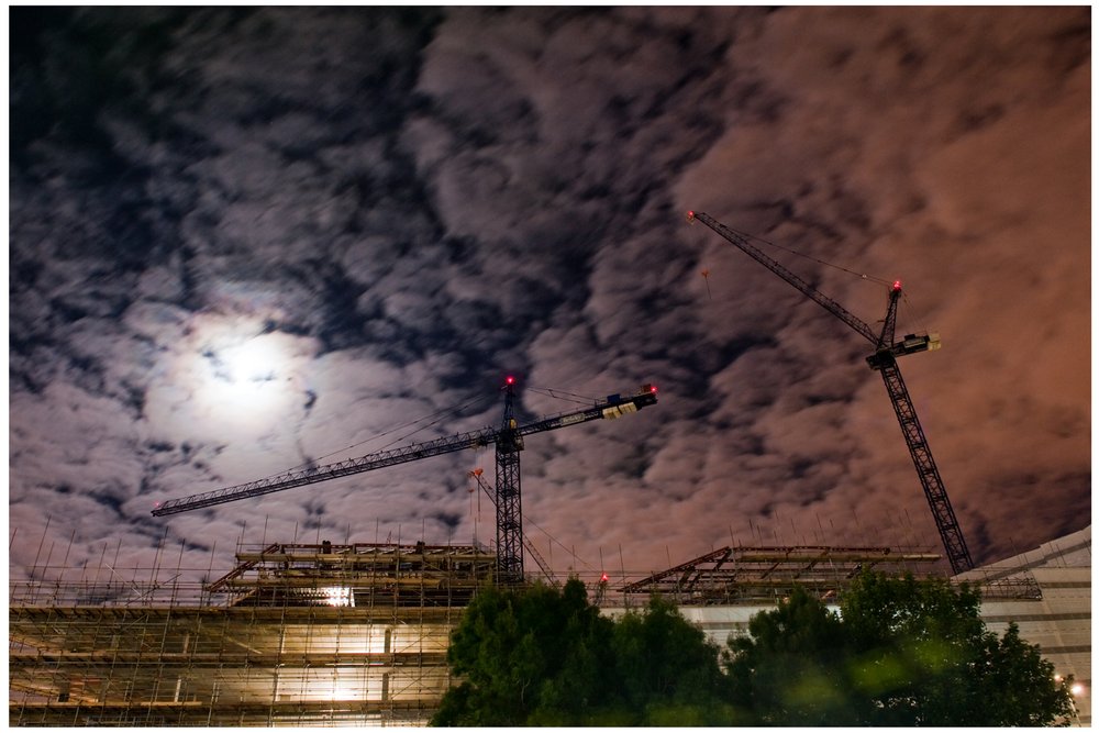 Building work near Tower Bridge