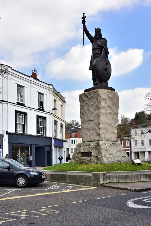 Winchester's Statue of King Alfred the Great on The Broadway