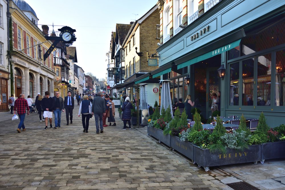 The Ivy Restaurant is a Fairly Recent Addition to Winchester's High Street.