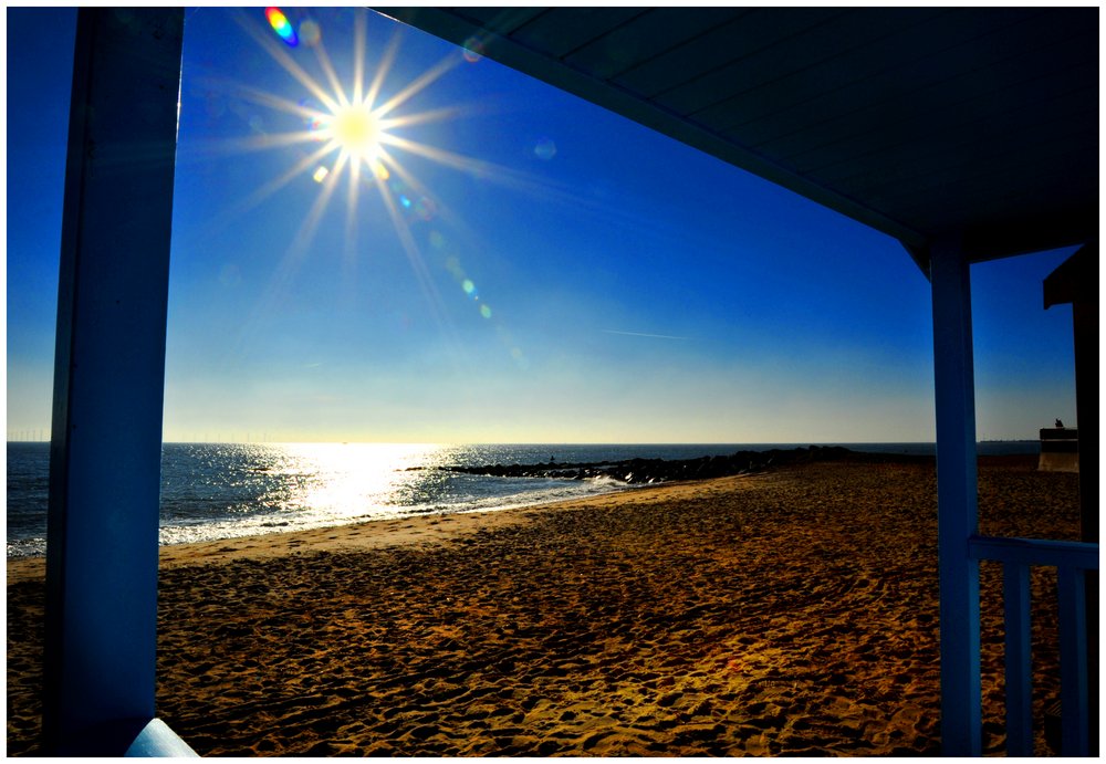 Sunny Holland beach