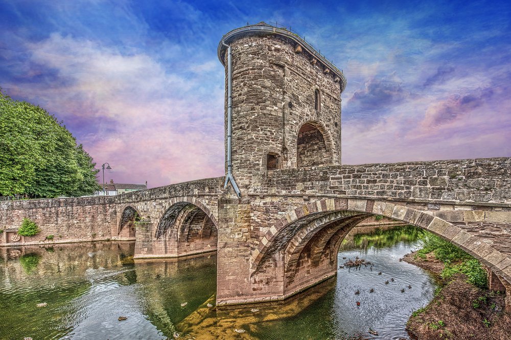 13th century Monnow Bridge, Monmouth