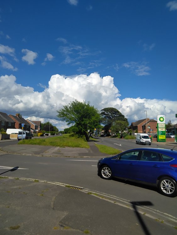 Awesome cumulo-nimbus cloud formation over Christchurch