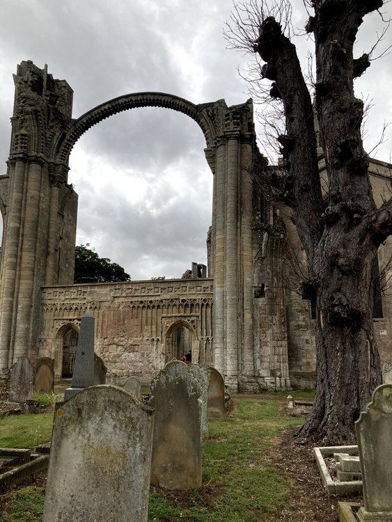 Crowland Abbey, view from the rear