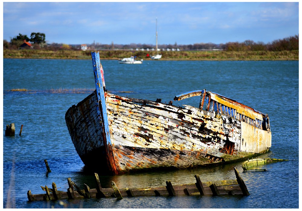 Photograph of Abandoned boat