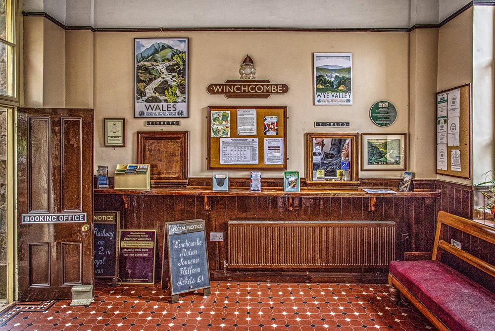 Winchcombe booking office, Gloucestershire Warwickshire Heritage Steam Railway