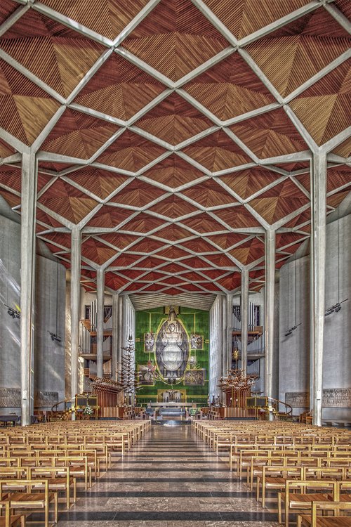 St Michael's Coventry Cathedral, the nave
