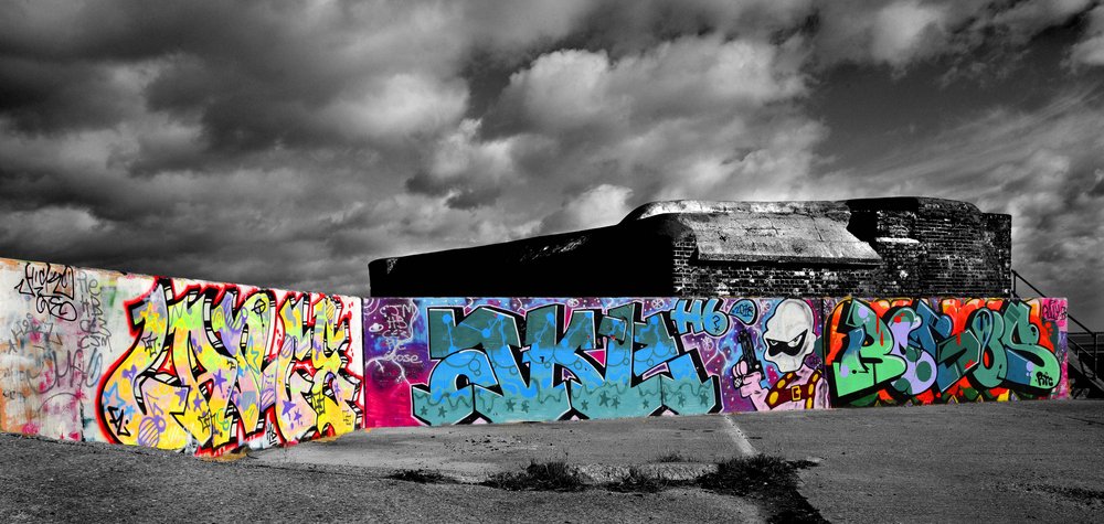 Photograph of Graffiti wall
