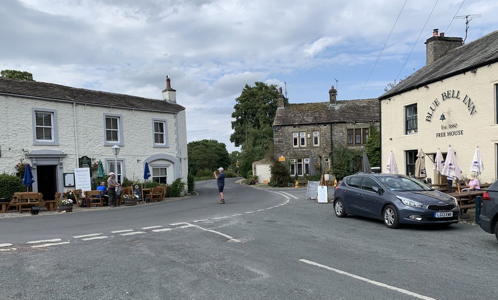 Two Pubs either side of the road In Kettlewell.