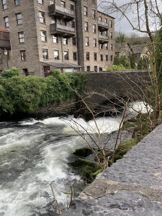 The River Leven, Backbarrow Cumbria