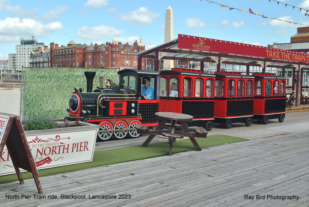 Train Rides, Blackpool, Lancashire 2023