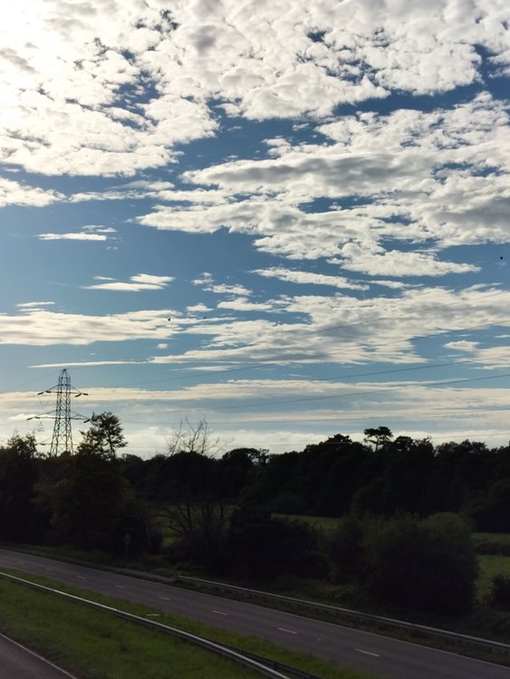 Interesting clouds above Christchurch