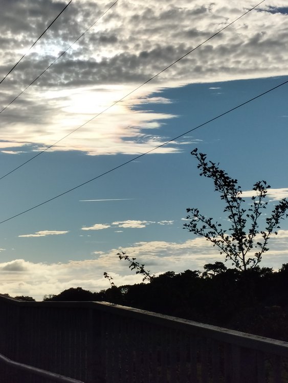 Scenic clouds above Christchurch