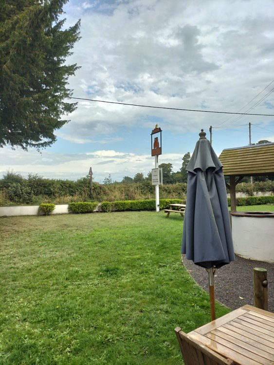 View from the Bear of Burton pub near Christchurch