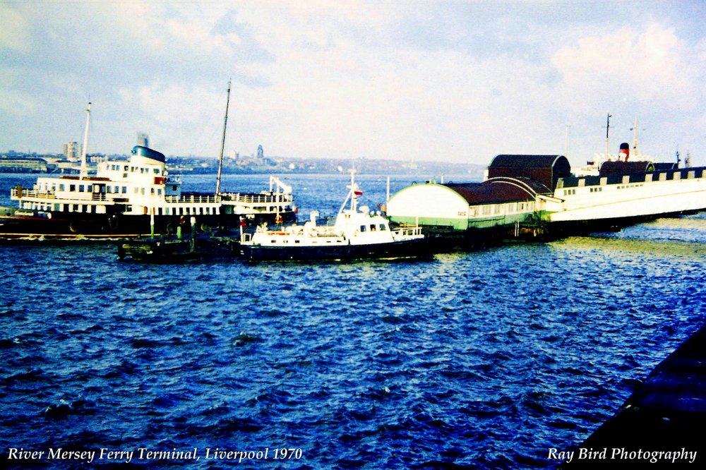 Ferry, River Mersey, Liverpool 1970