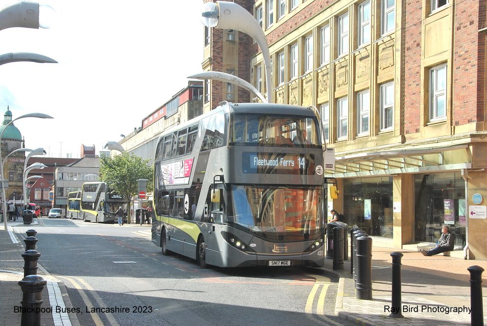 Buses, Blackpool, Lancashire 2023