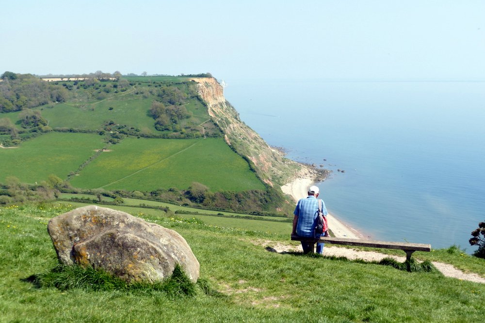 The view from Frog stone on Salcombe Hill