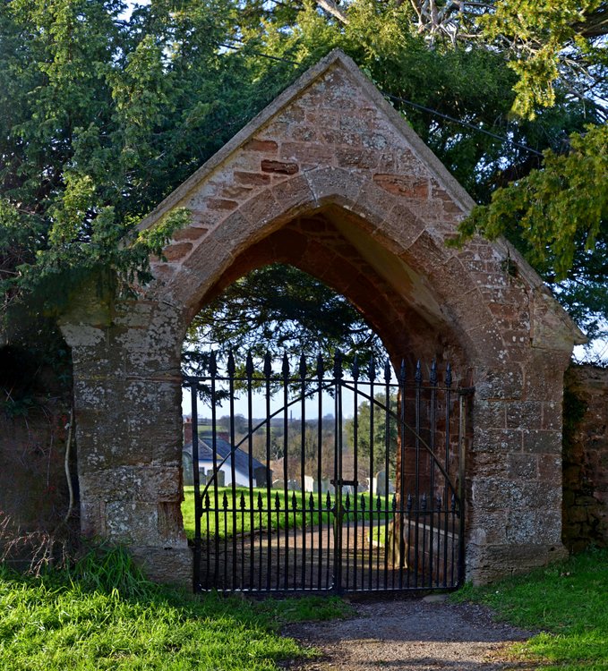 20240122 Saint Michael and All Angels' gated entry