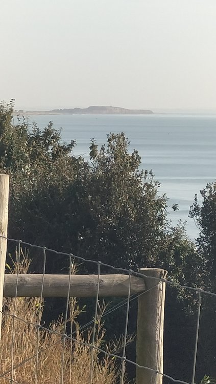Hengistbury Head from Bournemouth's East Cliff
