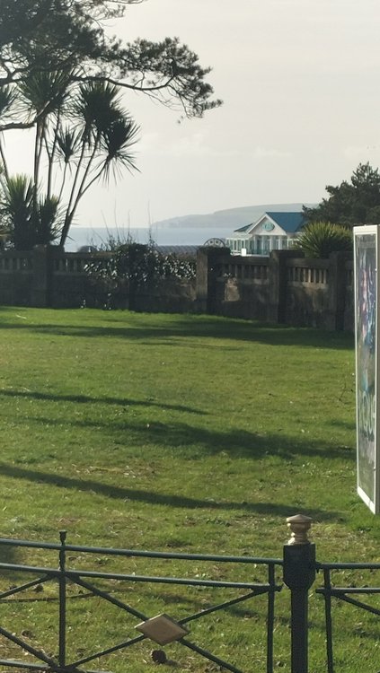 Looking towards the Isle of Purbeck from Bournemouth