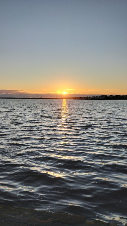 Amazing sunset from Mudeford Quay near Christchurch